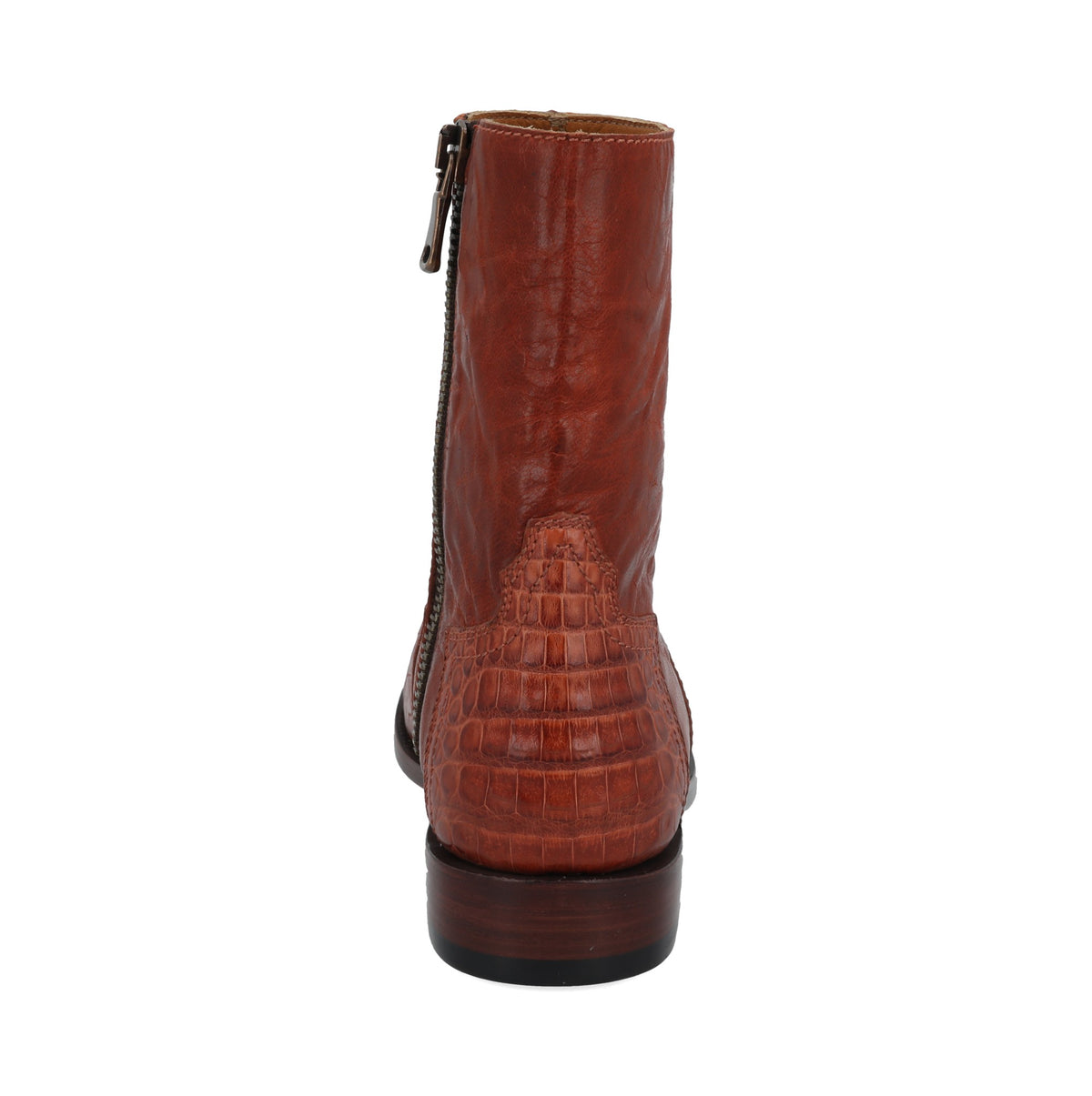 The Heritage Boot - Pecan Caiman Belly
