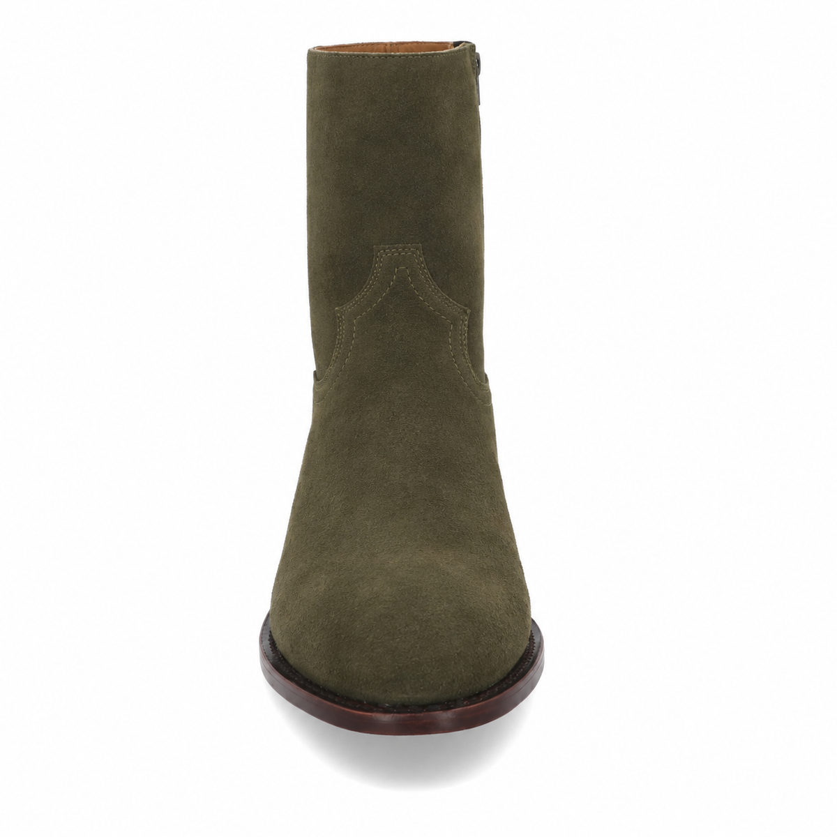 The Heritage Boot - Italian Olive Suede