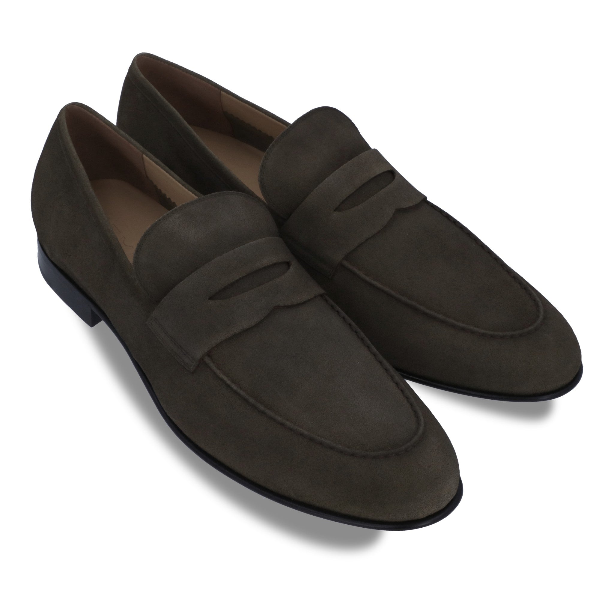 The Broker - Italian Olive Suede