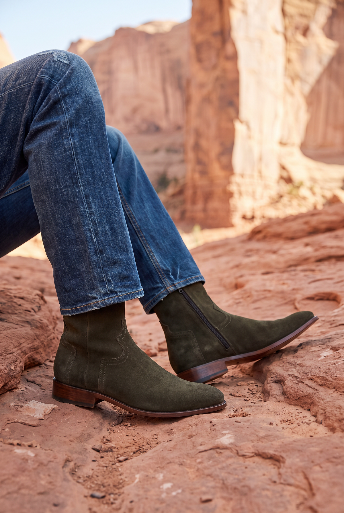 The Heritage Boot - Timber Suede
