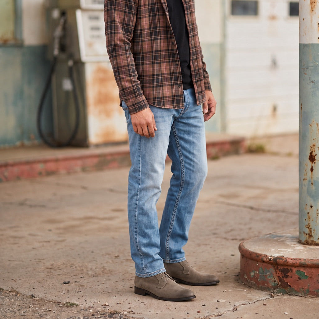 The Statesman - Italian Slate Suede