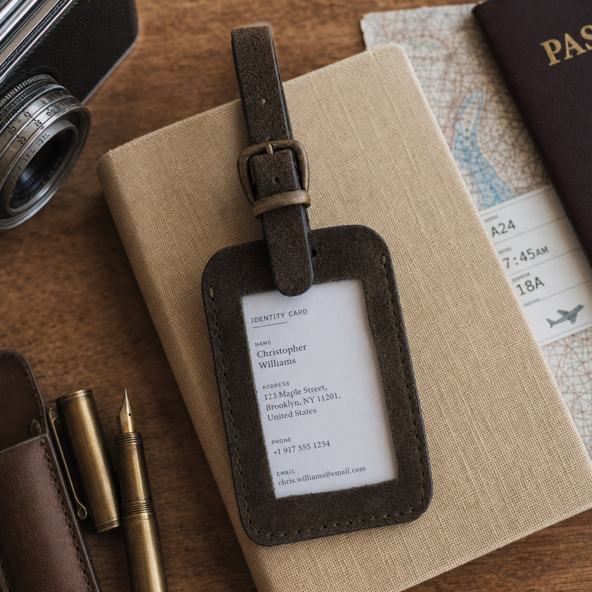 The Timber Luggage Tag