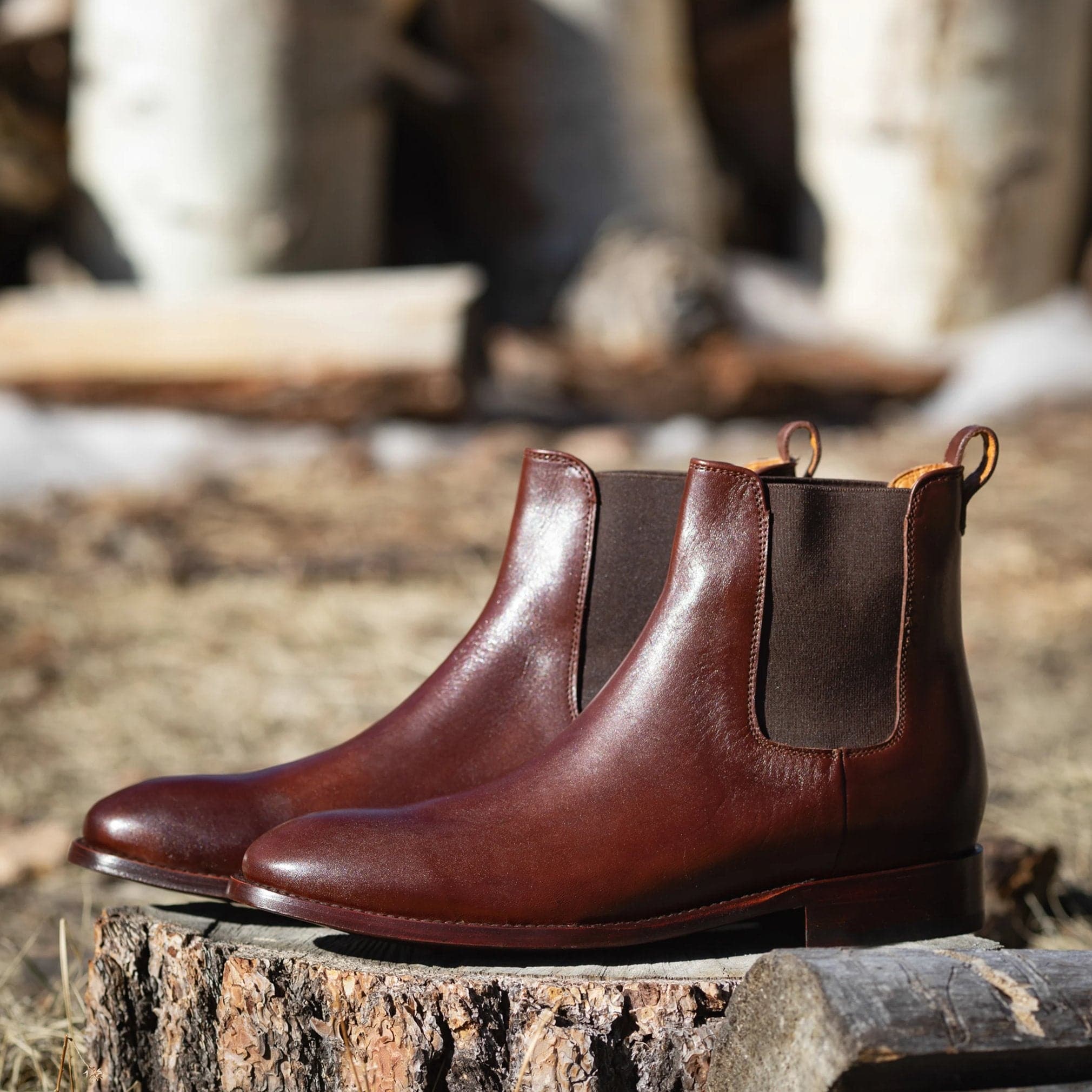 The Diplomat — Bourbon Calfskin · $345