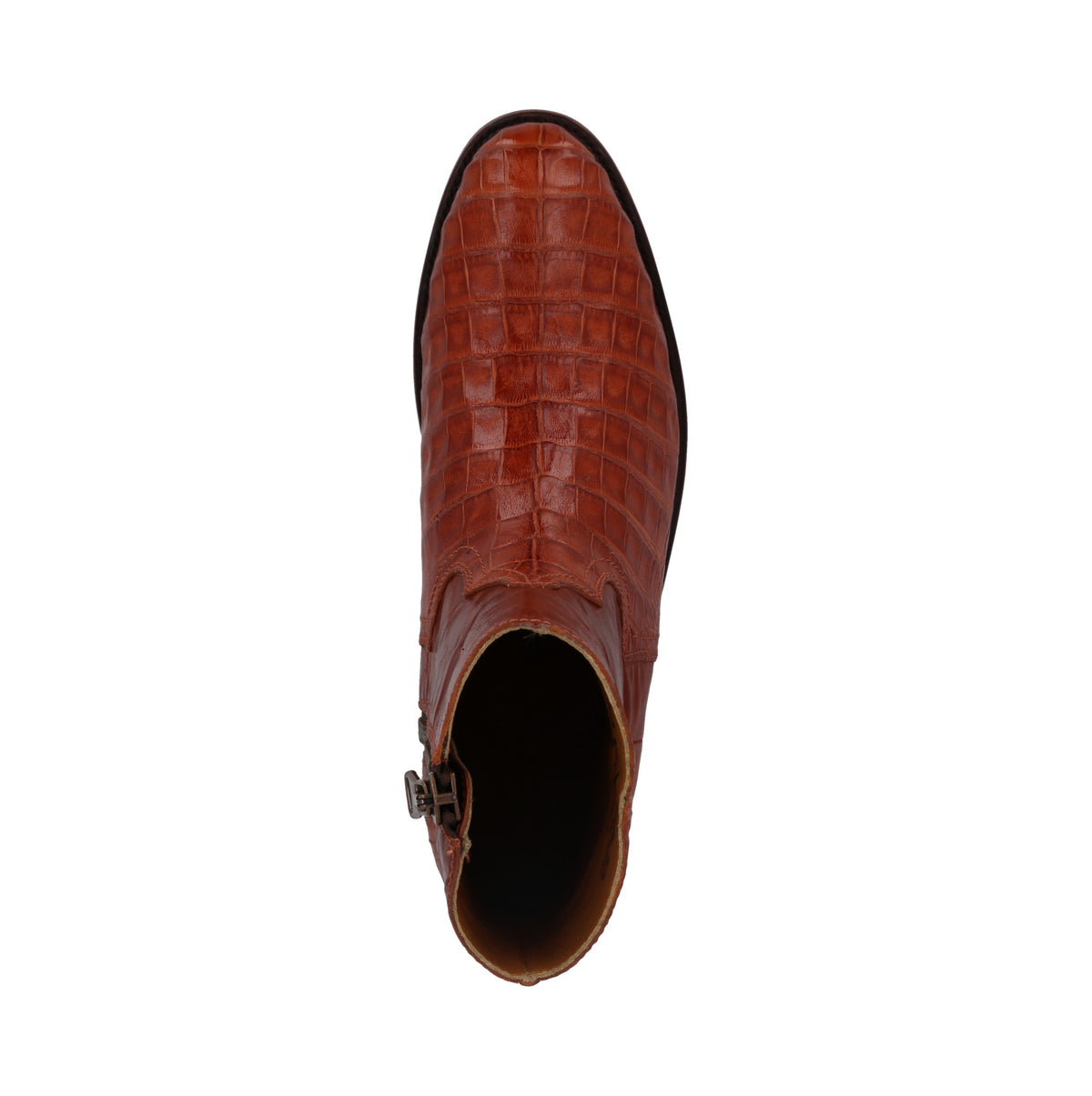 The Heritage Boot - Pecan Caiman Belly
