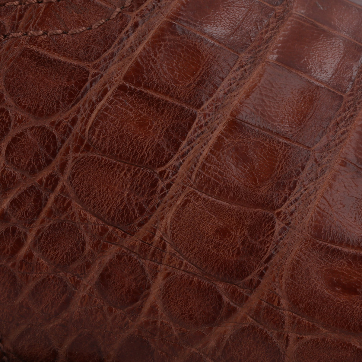 The Heritage Boot - Pecan Caiman Belly