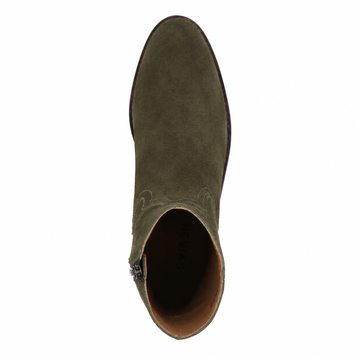 The Heritage Boot - Italian Olive Suede