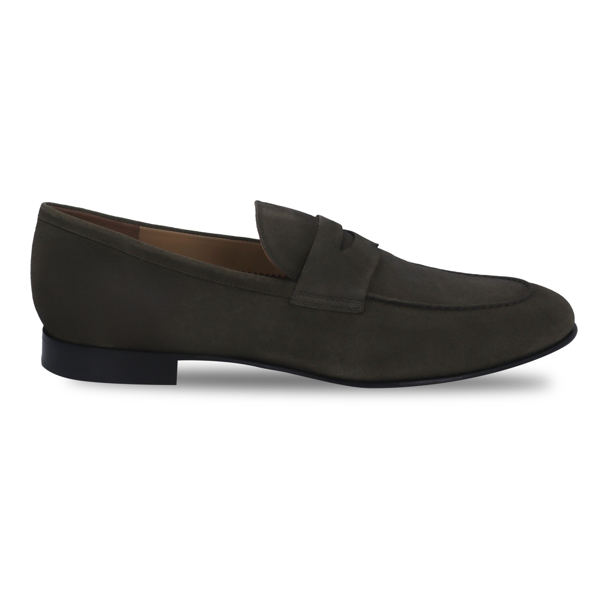 The Broker - Italian Olive Suede