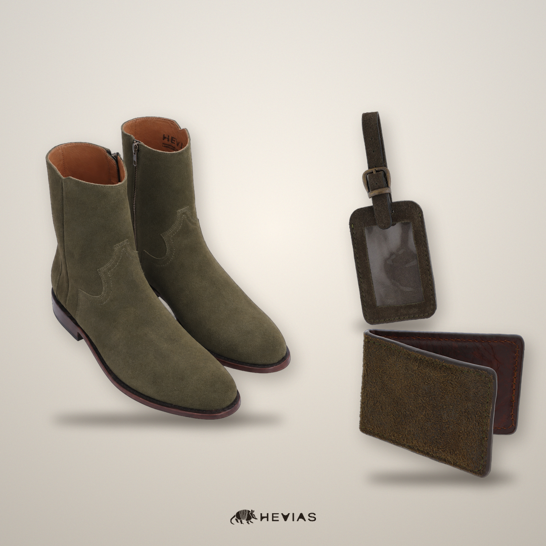 Heritage Timber Bundle – Money Clip + Luggage Tag