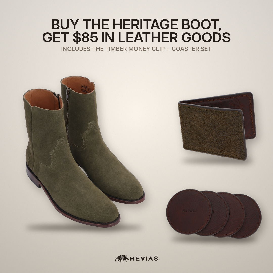 Heritage Timber Bundle – Coaster Set + Money Clip