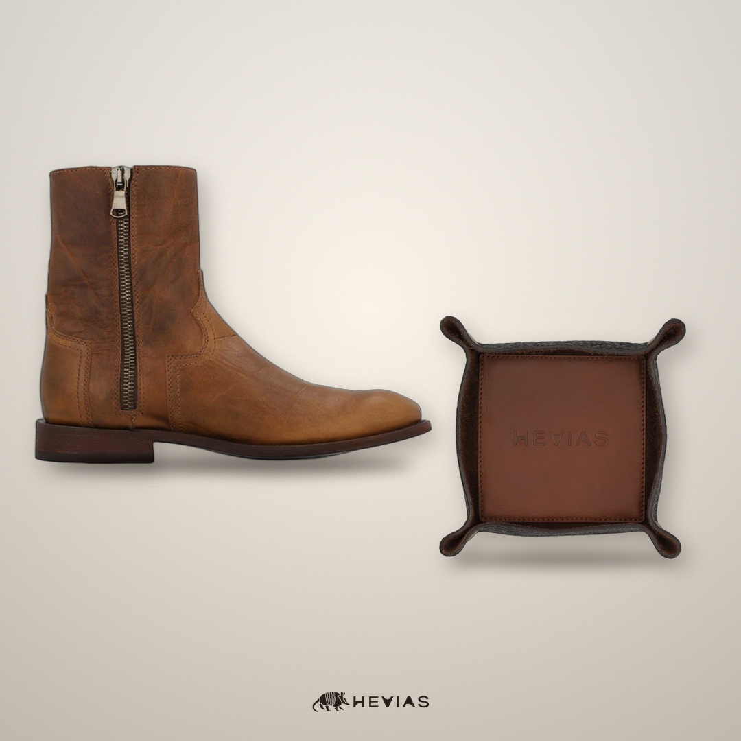 Heritage American Bison in Copper + Heritage Valet Tray