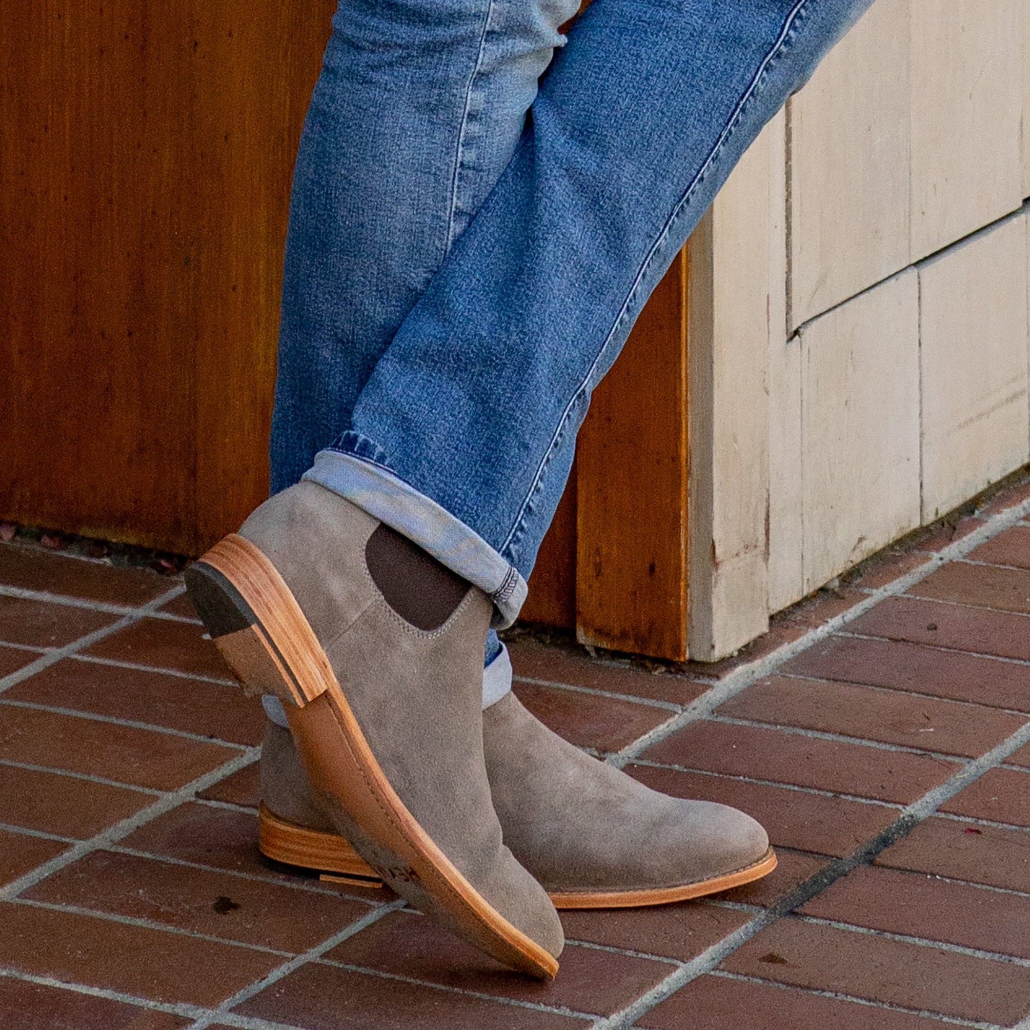 Suede Chelsea Boots 
