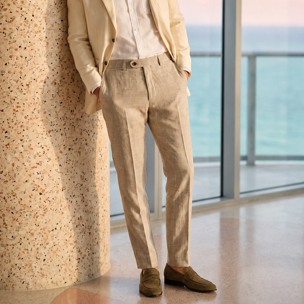 The Broker - Italian Olive Suede