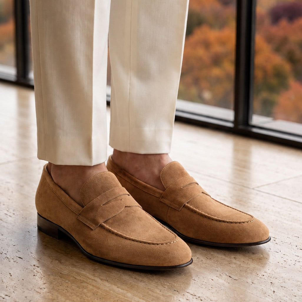 The Broker - Italian Fawn Suede