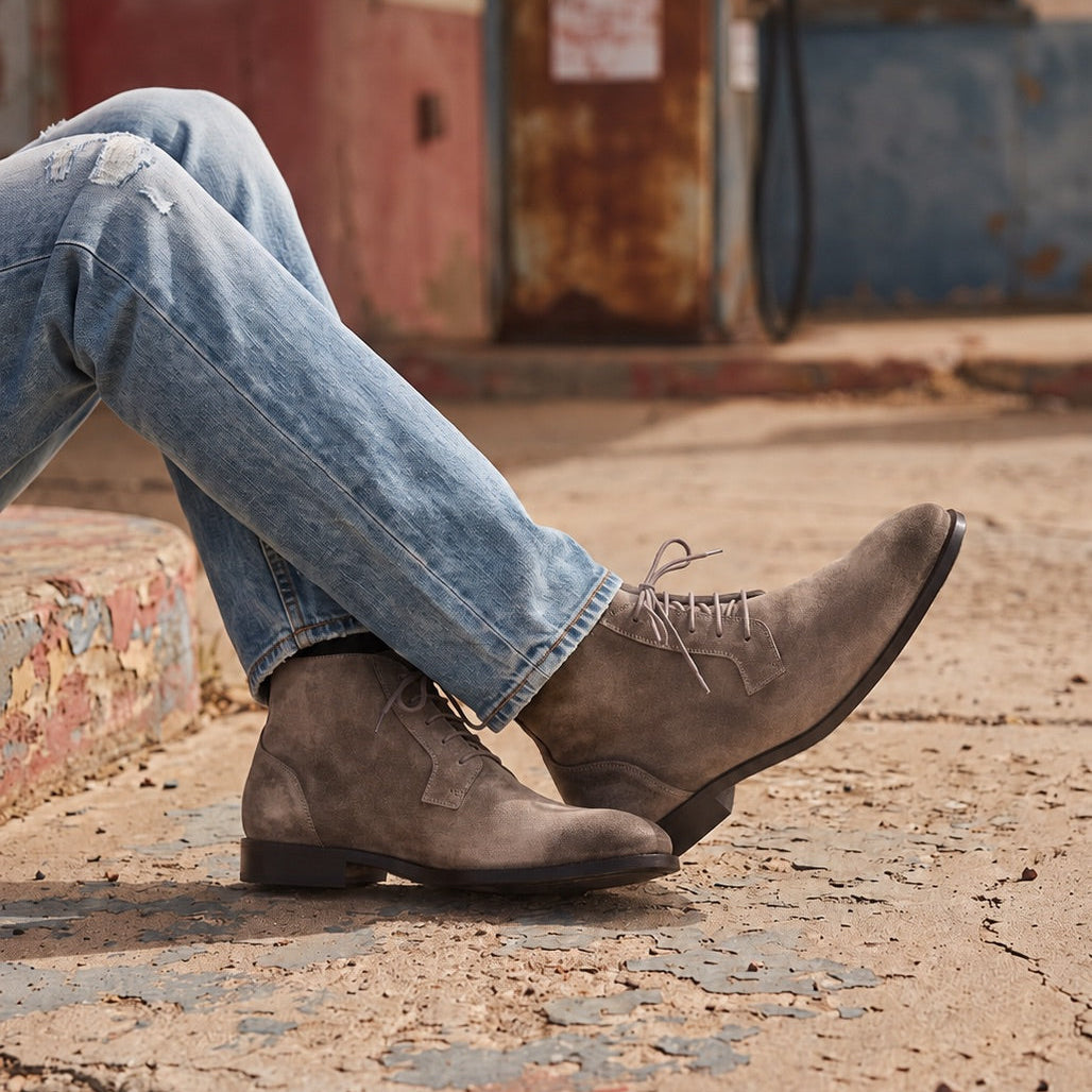 The Statesman - Italian Slate Suede