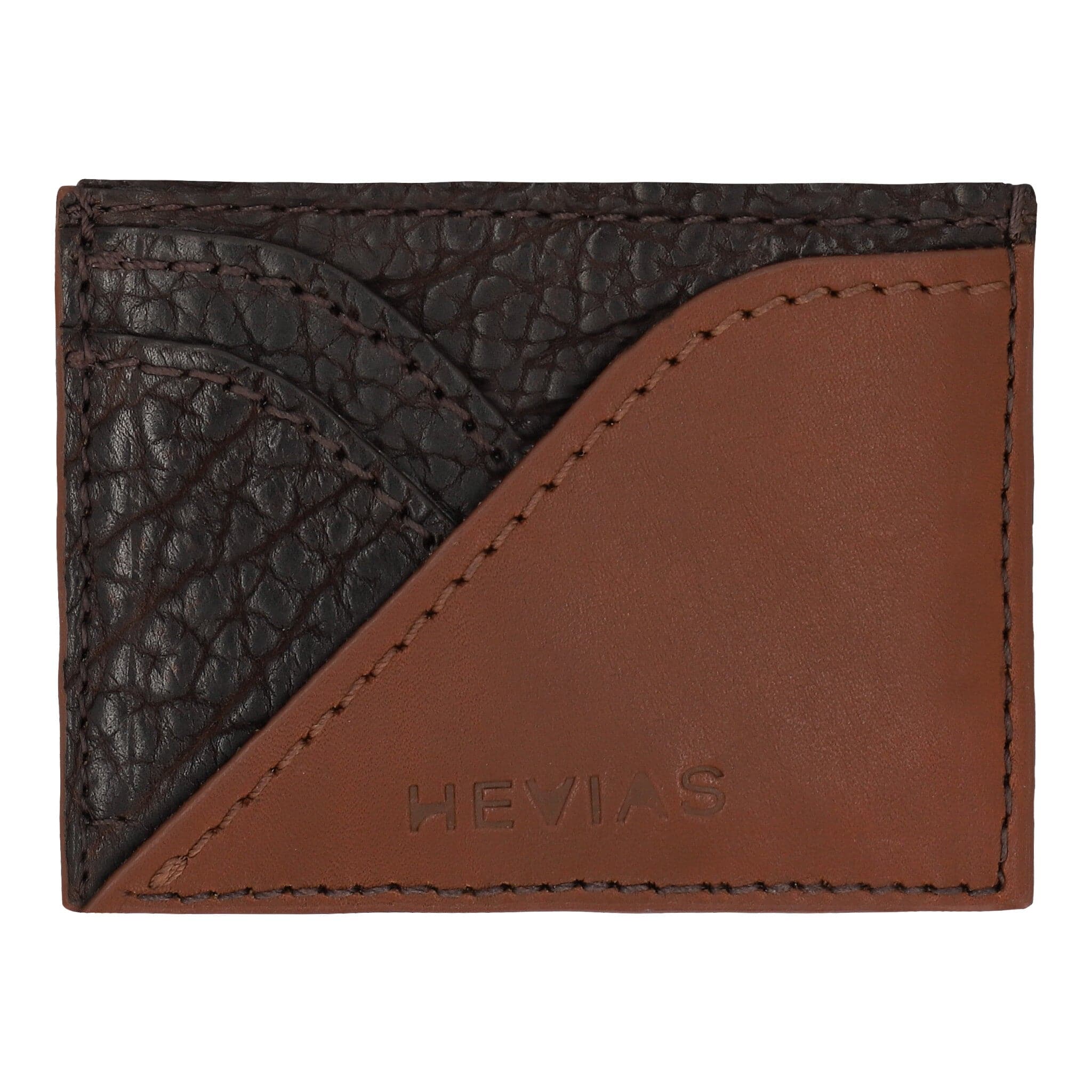 Heritage Leather Card Case | Handmade Leather Wallet | Hevias