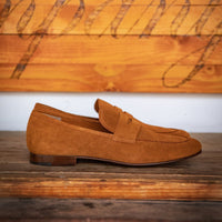 suede loafers