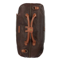 leather duffle bag