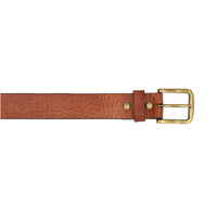 brown leather belt
