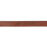 brown leather belt